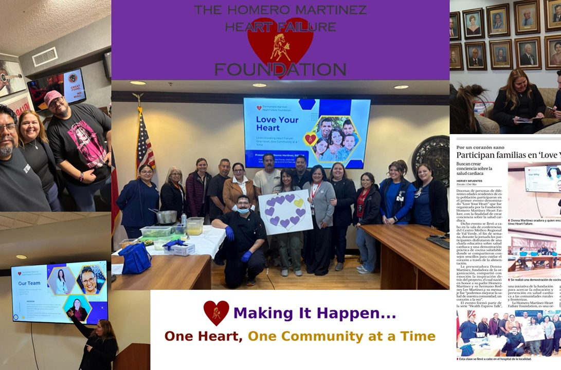 Group photo at heart health foundation event